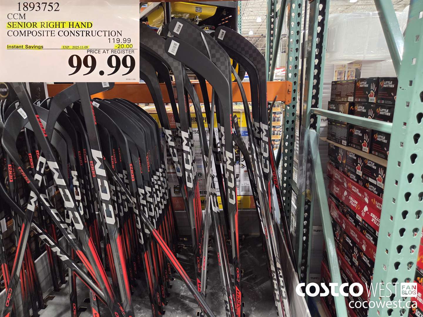 1893752 CCM SENIOR RIGHT HAND COMPOSITE CONSTRUCTION ($20.00 INSTANT SAVINGS EXPIRES ON 2024-11-09) $99.99