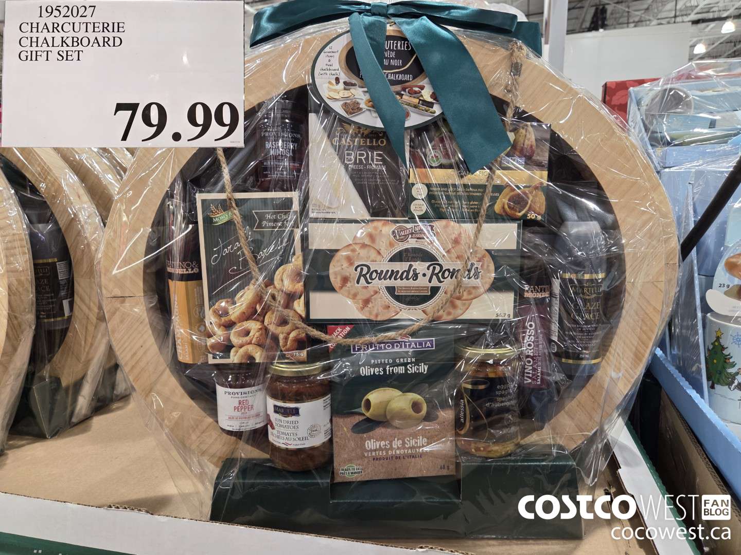 1952027 CHARCUTERIE CHALKBOARD GIFT SET $79.99