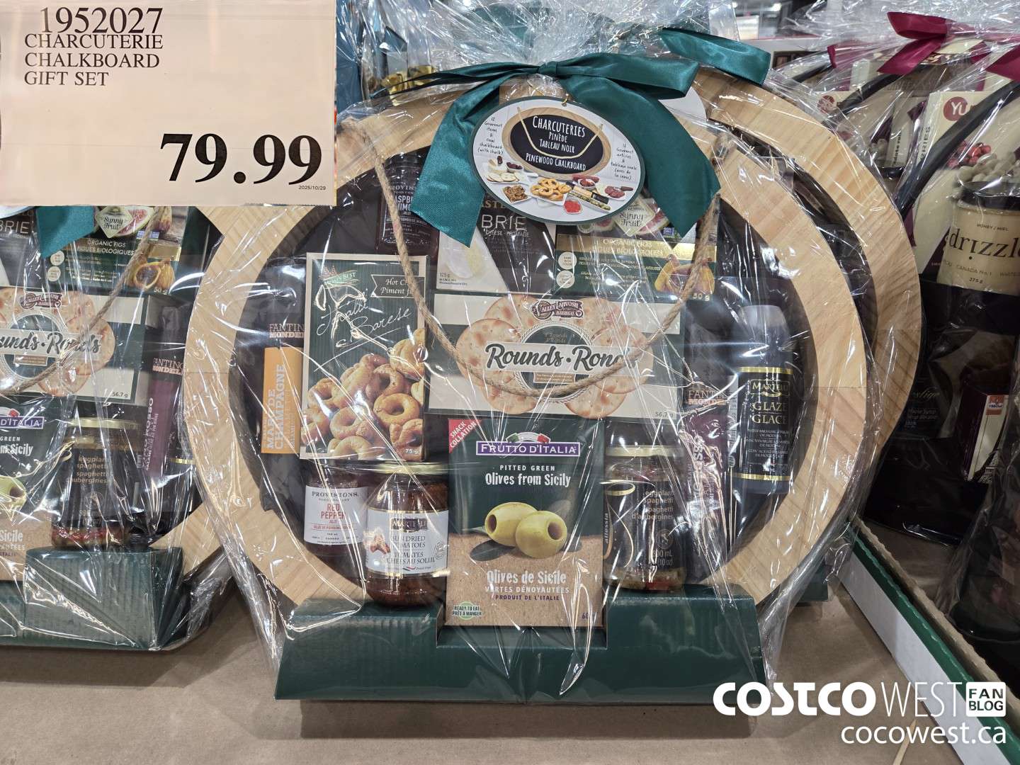 1952027 CHARCUTERIE CHALKBOARD GIFT SET $79.99