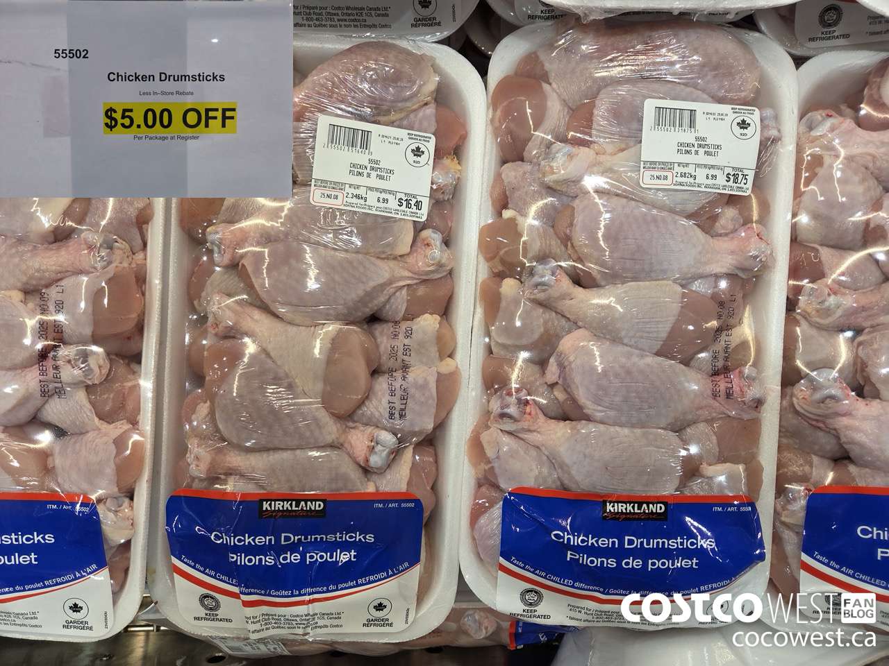 55502 CHICKEN DRUMSTICKS ($5.00 INSTANT SAVINGS)