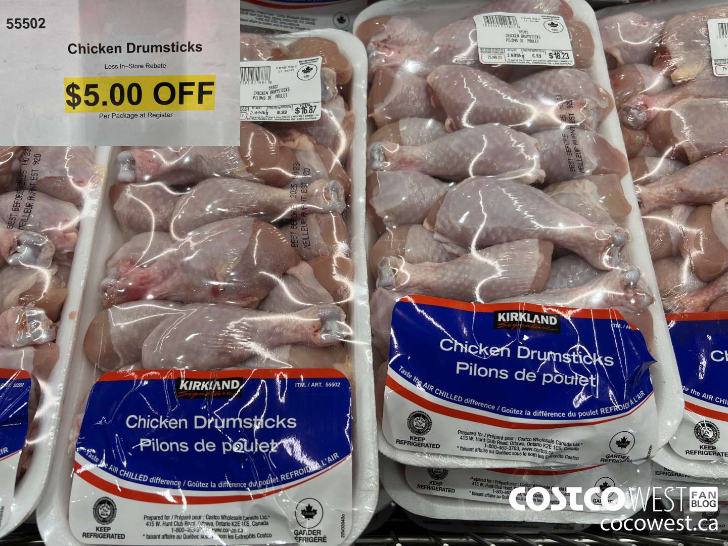 55502 CHICKEN DRUMSTICKS ($5.00 INSTANT SAVINGS)