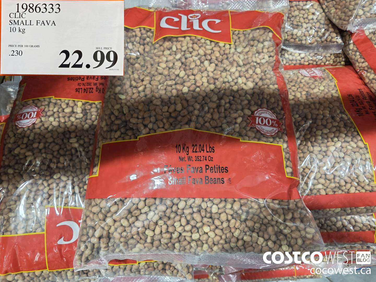 1986333 CLIC SMALL FAVA 10 kg $22.99