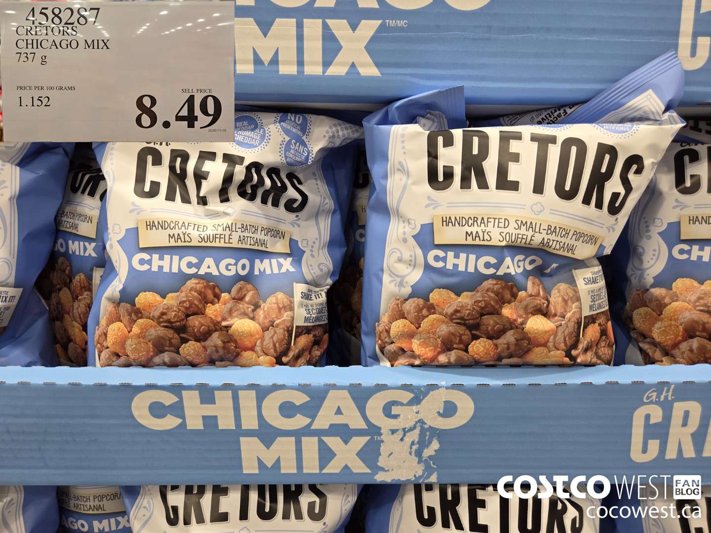 458287 CRETORS CHICAGO MIX 737 g $8.49