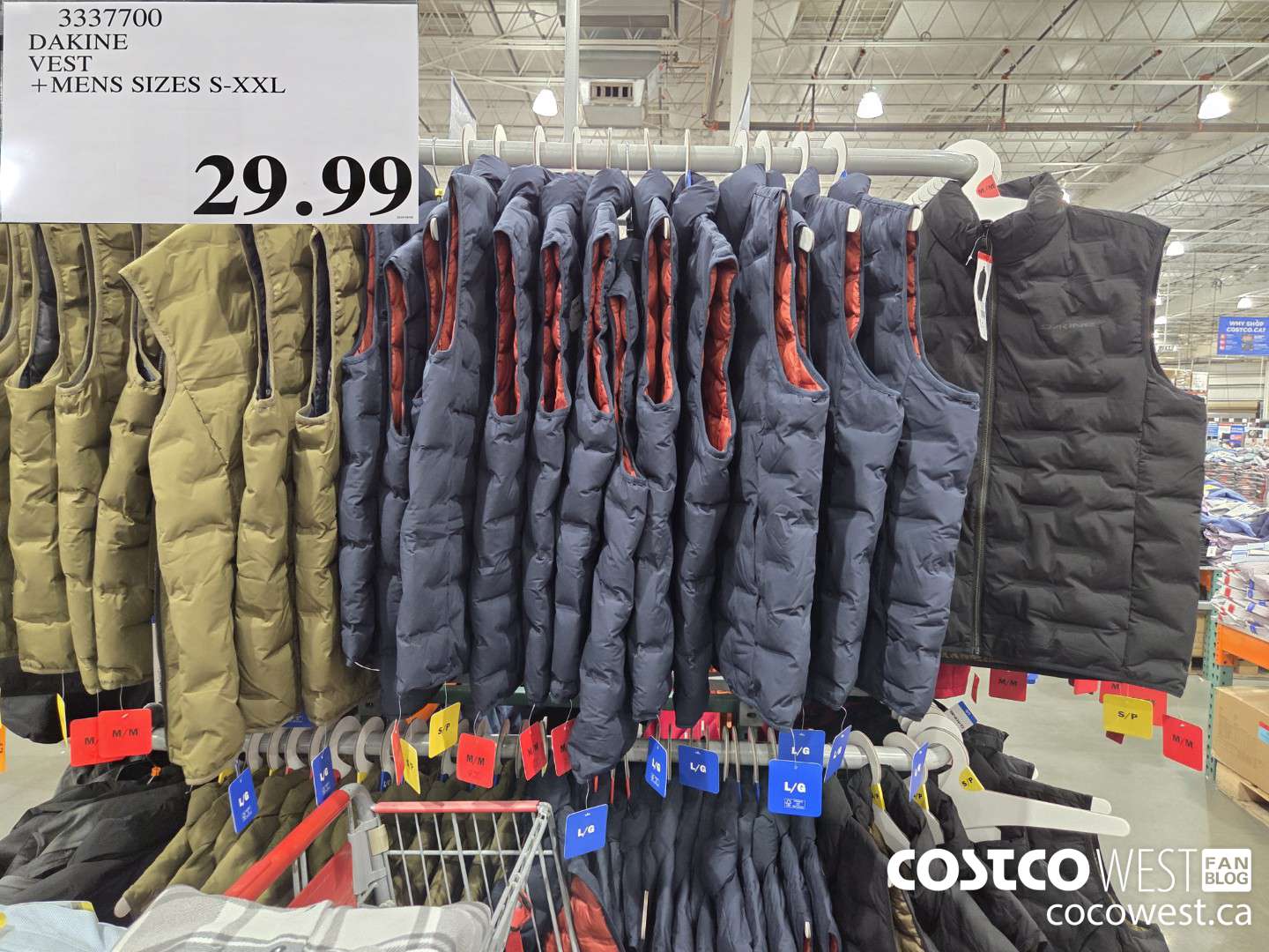 3337700 DAKINE VEST MENS SIZES S-XXL $29.99