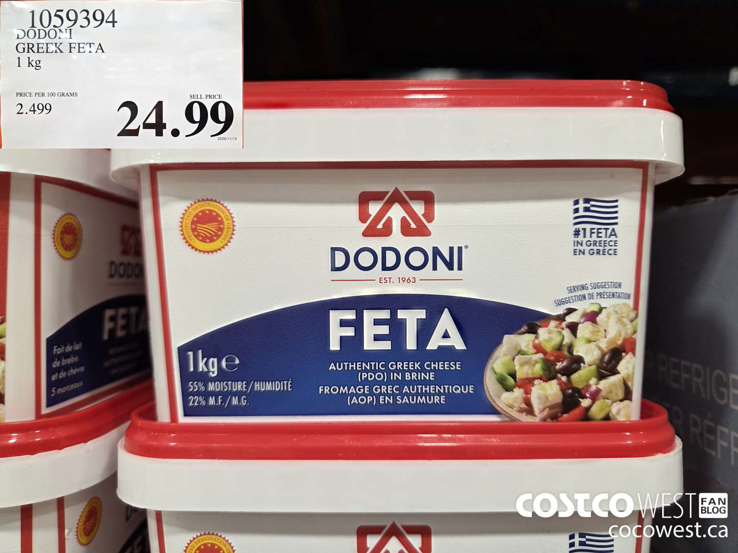 1059394 DODONI GREEK FETA 1 kg $24.99