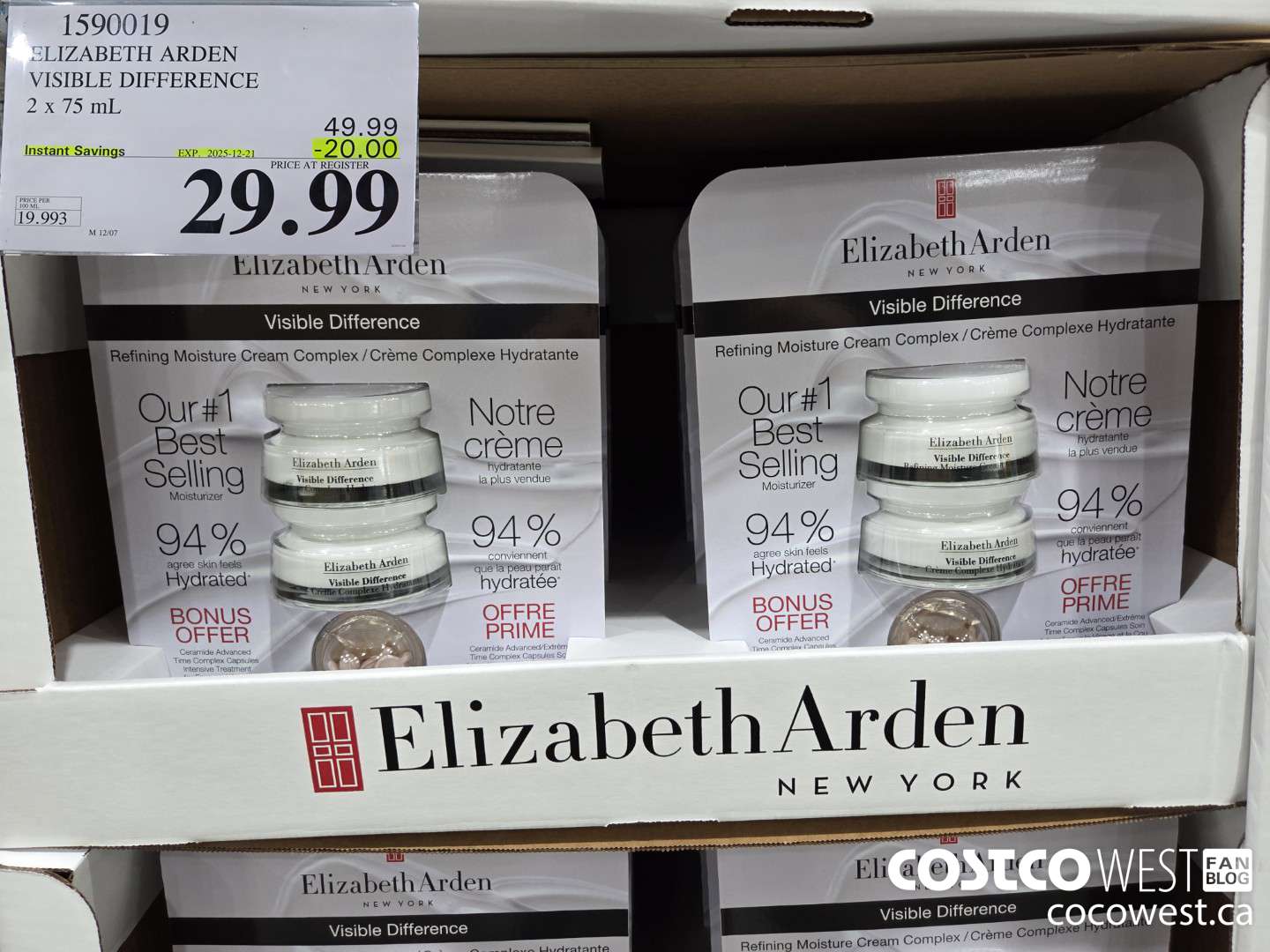 1590019 ELIZABETH ARDEN VISIBLE DIFFERENCE 2 X 75 ML ($20.00 INSTANT SAVINGS EXPIRES ON 2025-12-21) $29.99