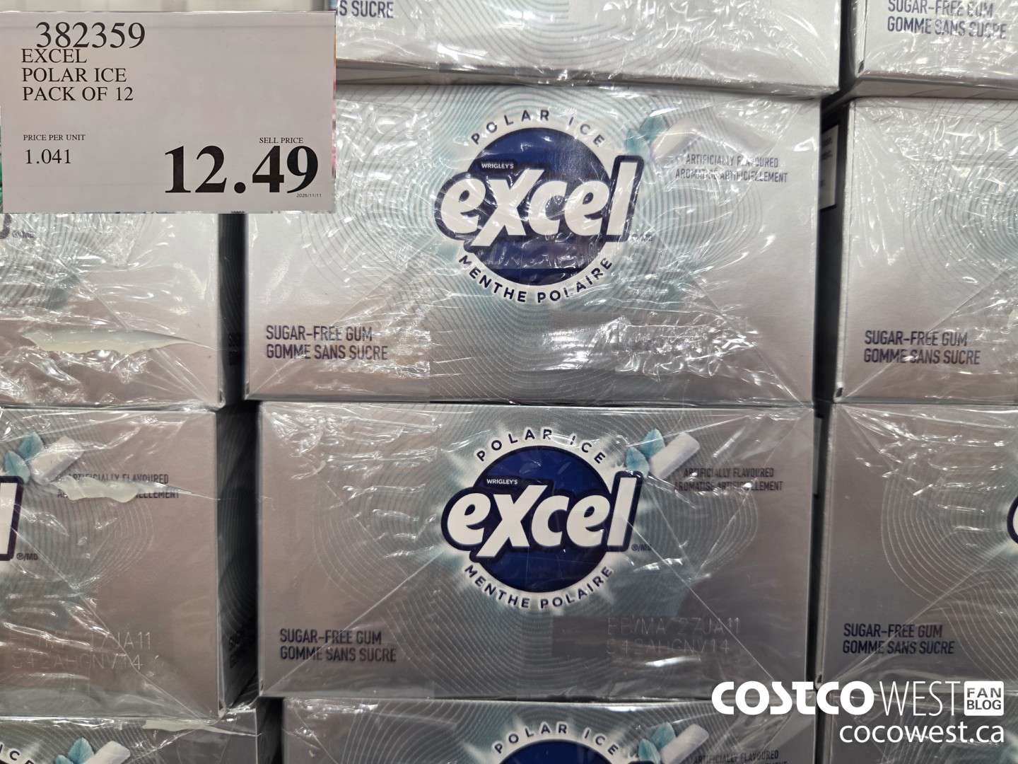 382359 EXCEL POLAR ICE PACK OF 12 $12.49