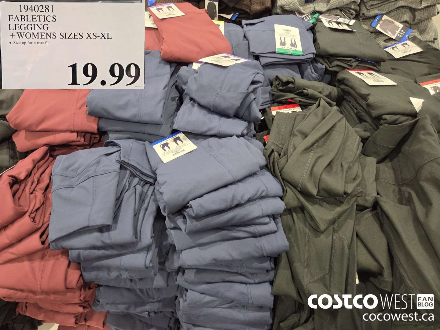 1940281 FABLETICS LEGGING WOMENS SIZES XS-XL $19.99