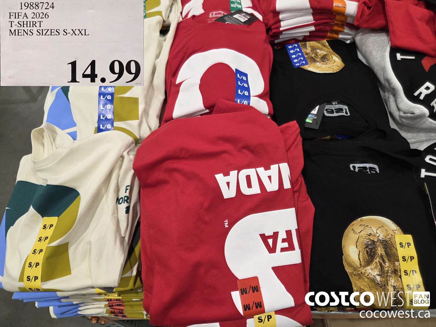 1988724 FIFA 2026 T-SHIRT MENS SIZES S-XXL $14.99
