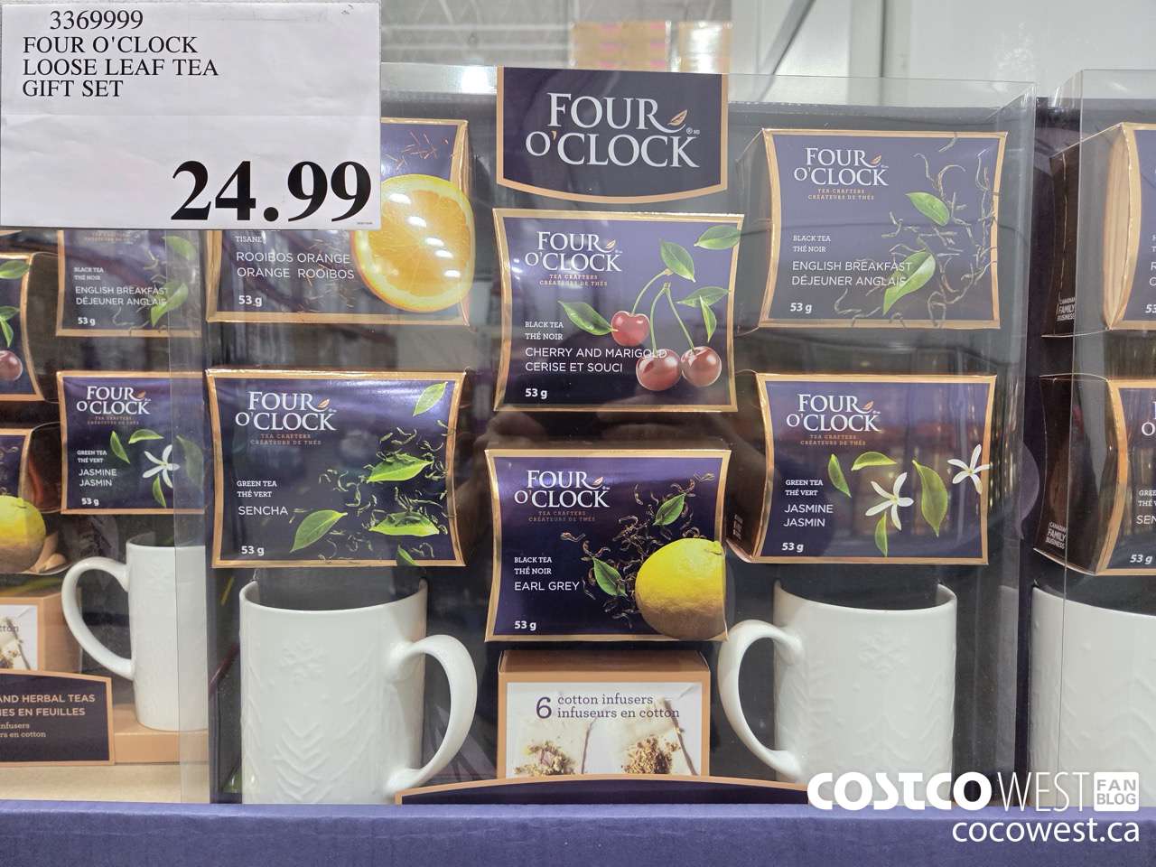 3369999 FOUR O'CLOCK LOOSE LEAF TEA GIFT SET $24.99