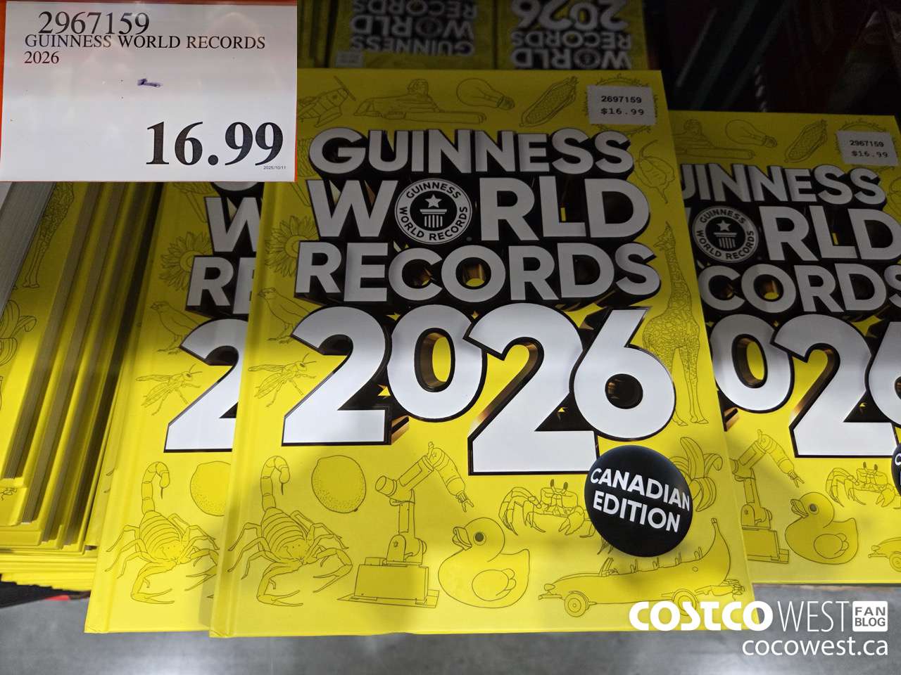 2967159 GUINNESS WORLD RECORDS 2026 $16.99
