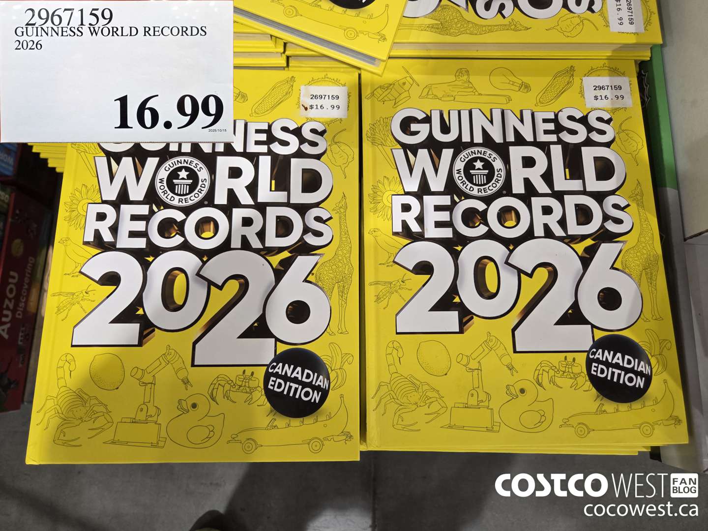 2967159 GUINNESS WORLD RECORDS 2026 $16.99