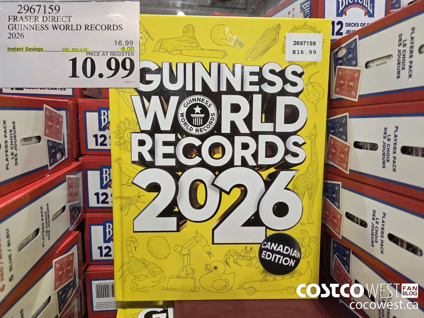 2967159 GUINNESS WORLD RECORDS 2026 ($6.00 INSTANT SAVINGS EXPIRES ON 2025-11-30) $10.99