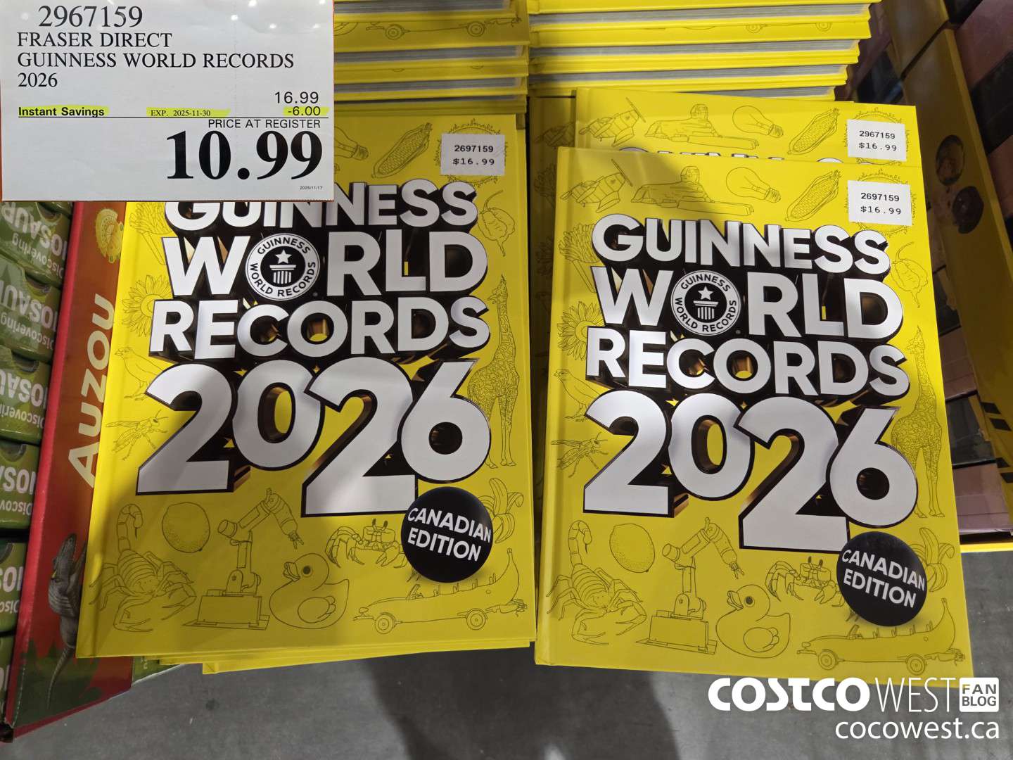 2967159 GUINNESS WORLD RECORDS 2026 ($6.00 INSTANT SAVINGS EXPIRES ON 2025-11-30) $10.99