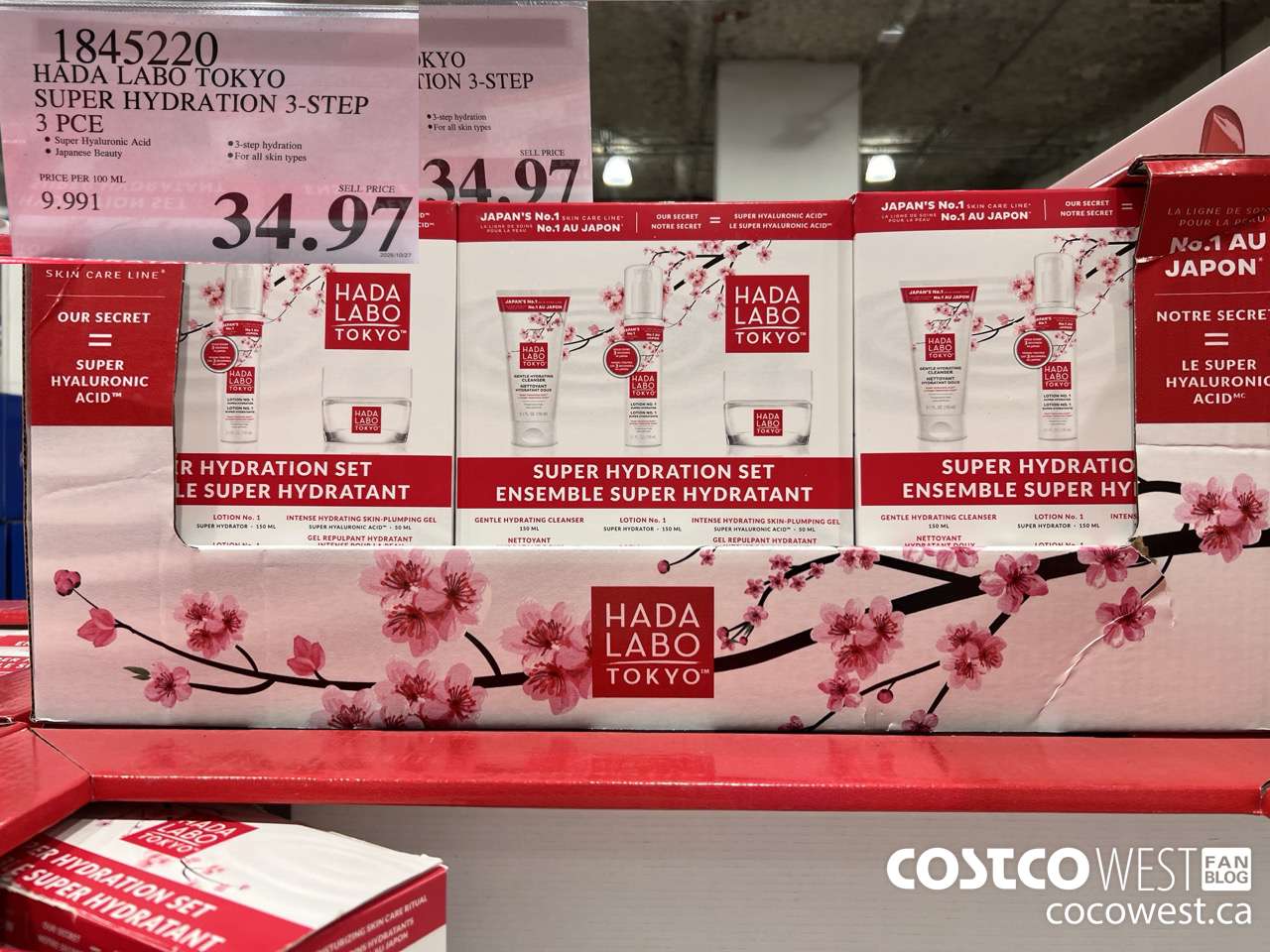 1845220 HADA LABO TOKYO SUPER HYDRATION 3-STEP 3 X 350ML $34.97