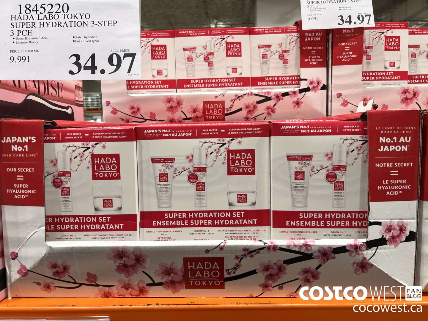 1845220 HADA LABO TOKYO SUPER HYDRATION 3-STEP 3 X 350ML $34.97
