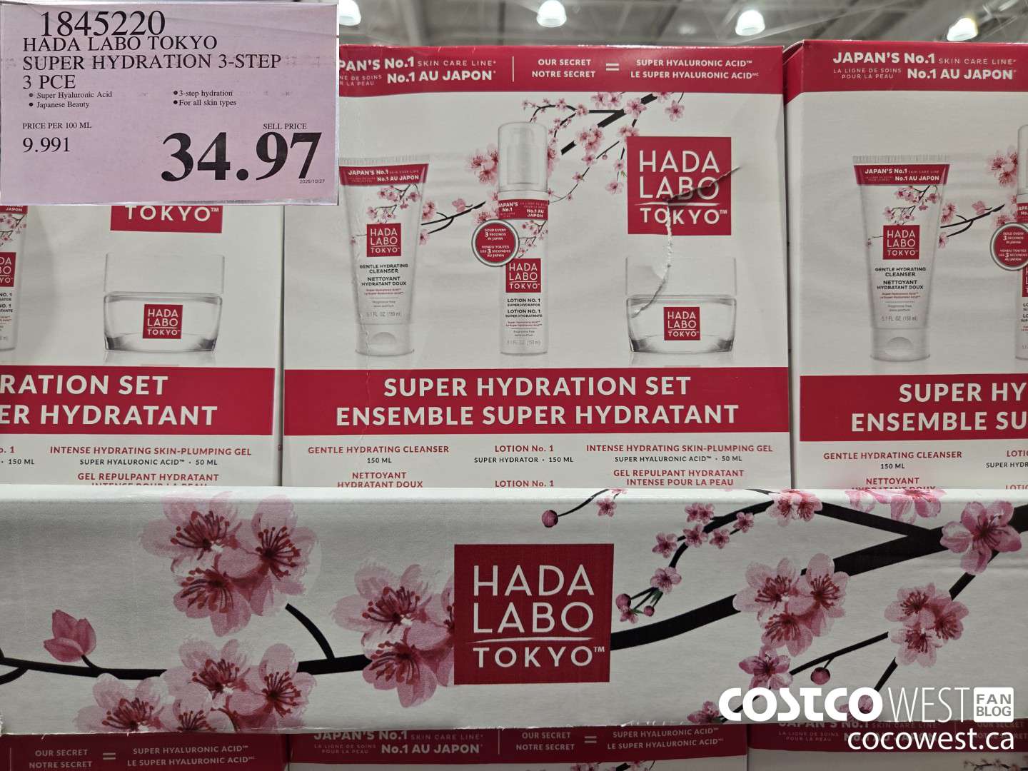 1845220 HADA LABO TOKYO SUPER HYDRATION 3-STEP 3 X 350ML $34.97