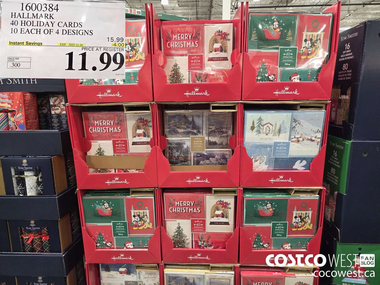 1600384 HALLMARK TRADITIONAL HOLIDAY CARD ASSORTMENT ($4.00 INSTANT SAVINGS EXPIRES ON 2025-11-16) $11.99