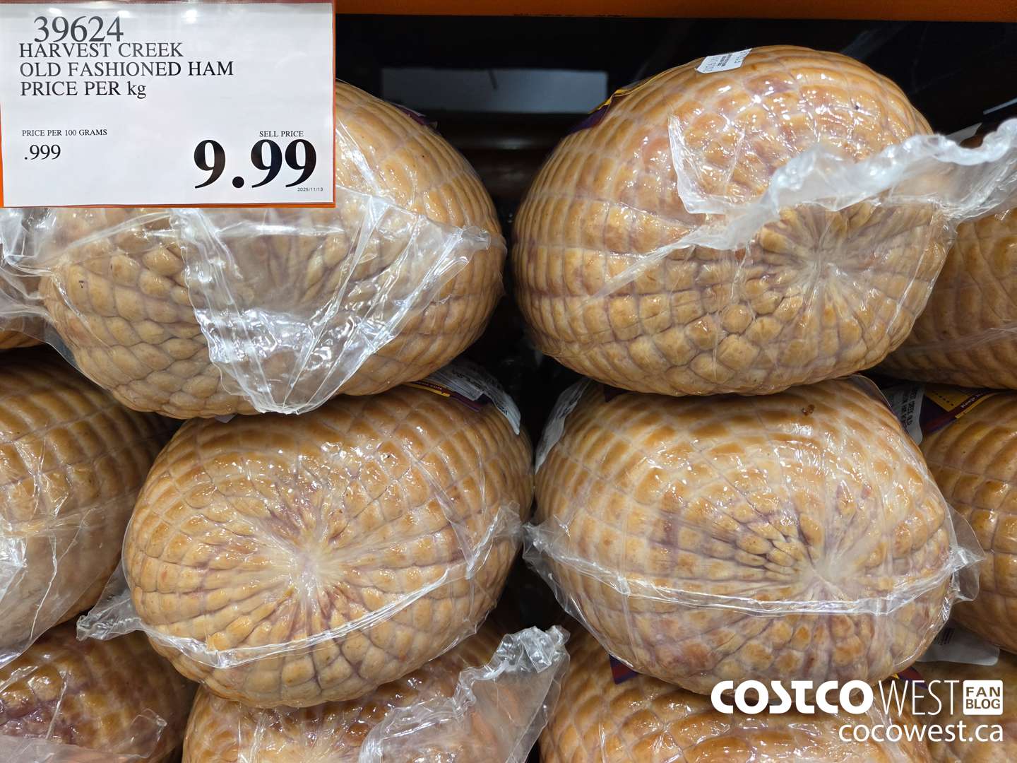 39624 HARVEST CREEK OLD FASHIONED HAM PRICE PER kg $9.99