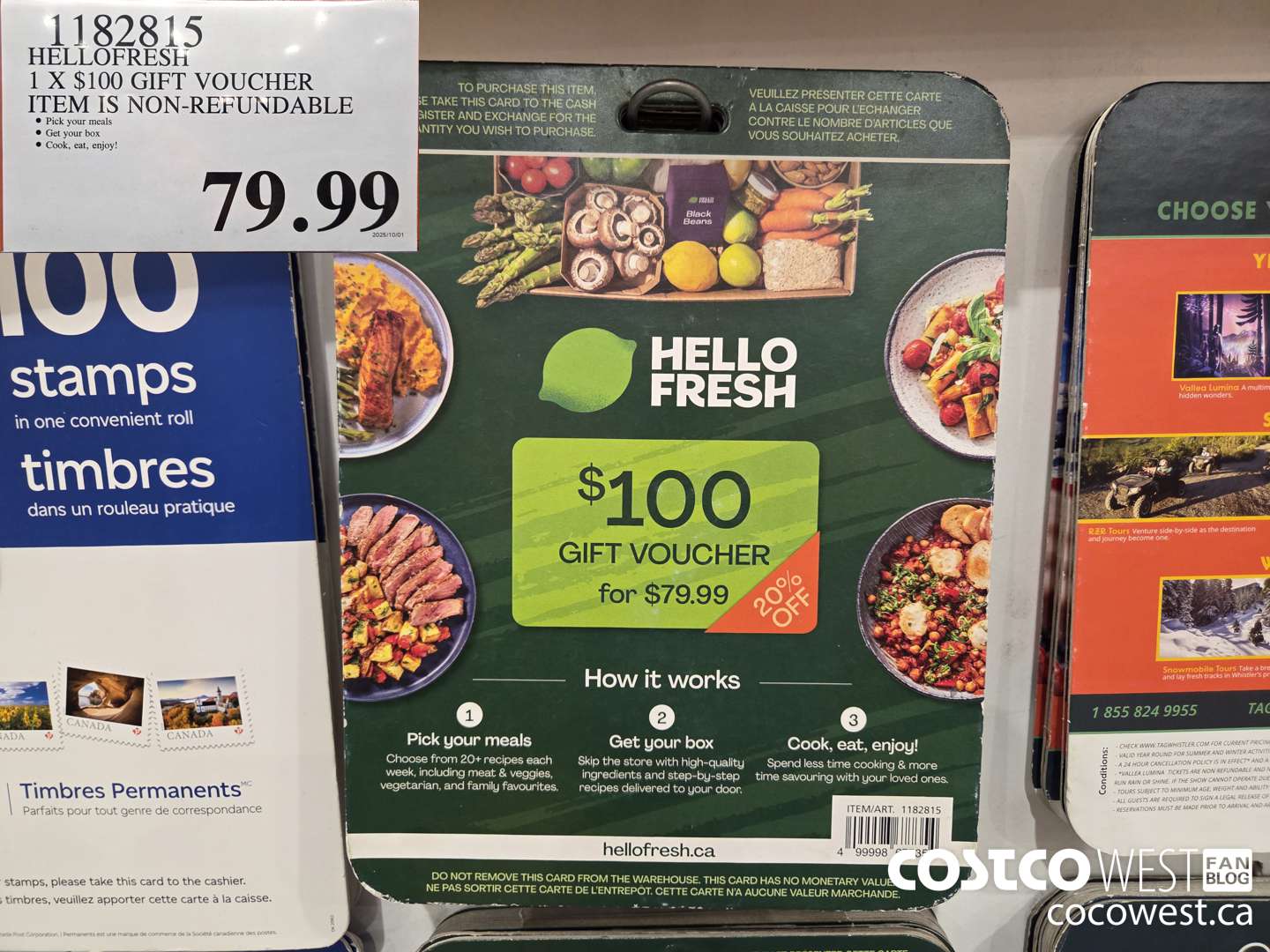 1182815 HELLOFRESH GIFT CARD 1 X $100 $79.99