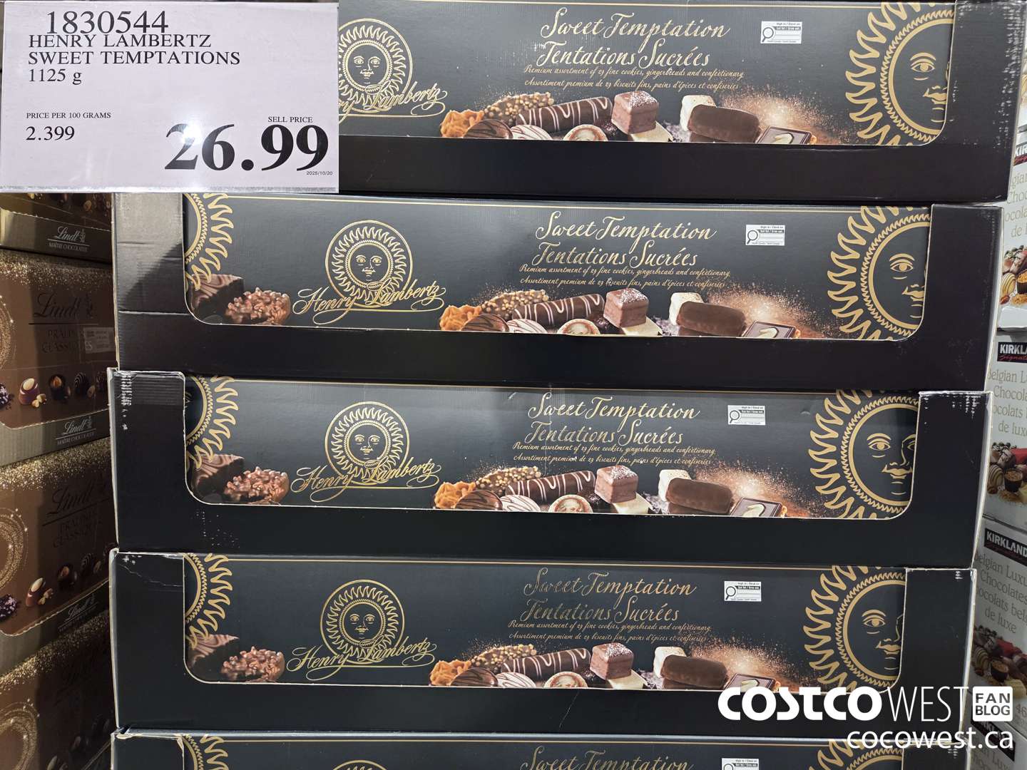 1830544 HENRY LAMBERTZ SWEET TEMPTATIONS 1125G $26.99