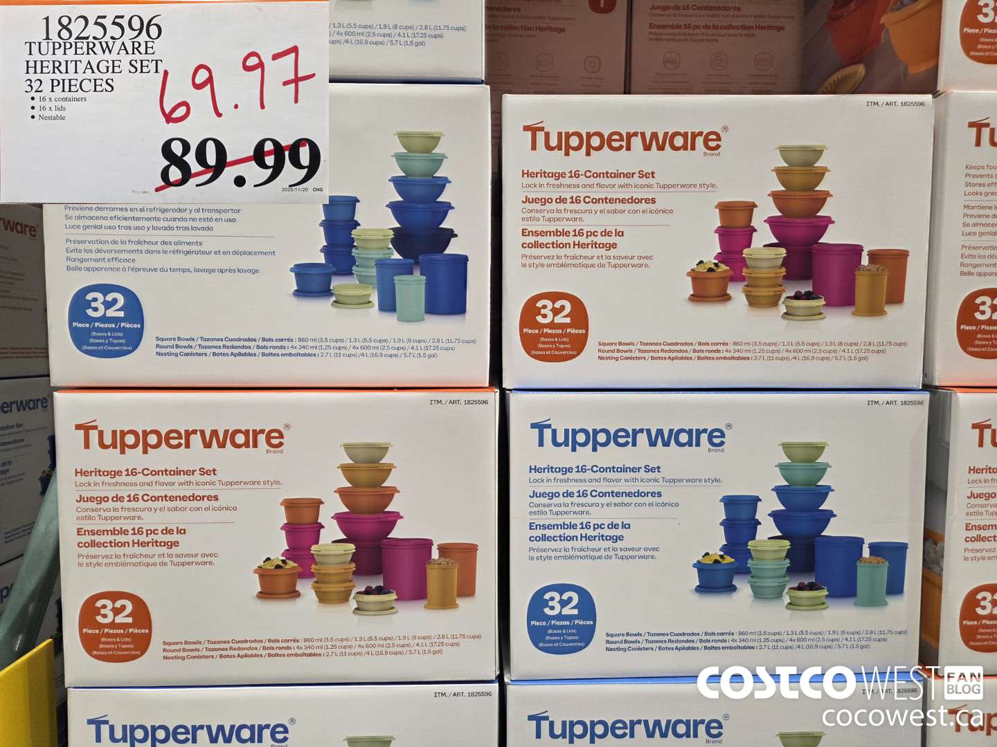 1825596 HERITAGE SET 32 PIECES $69.97