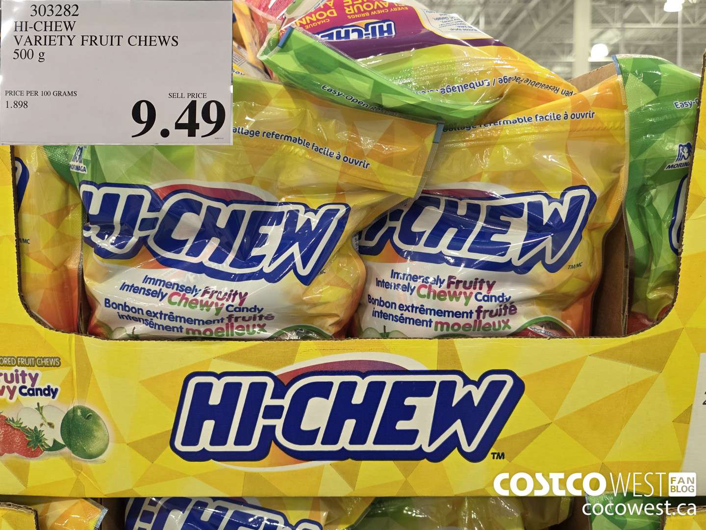 30872 HI-CHEW VARIETY FRUIT CHEWS 500 g $9.49