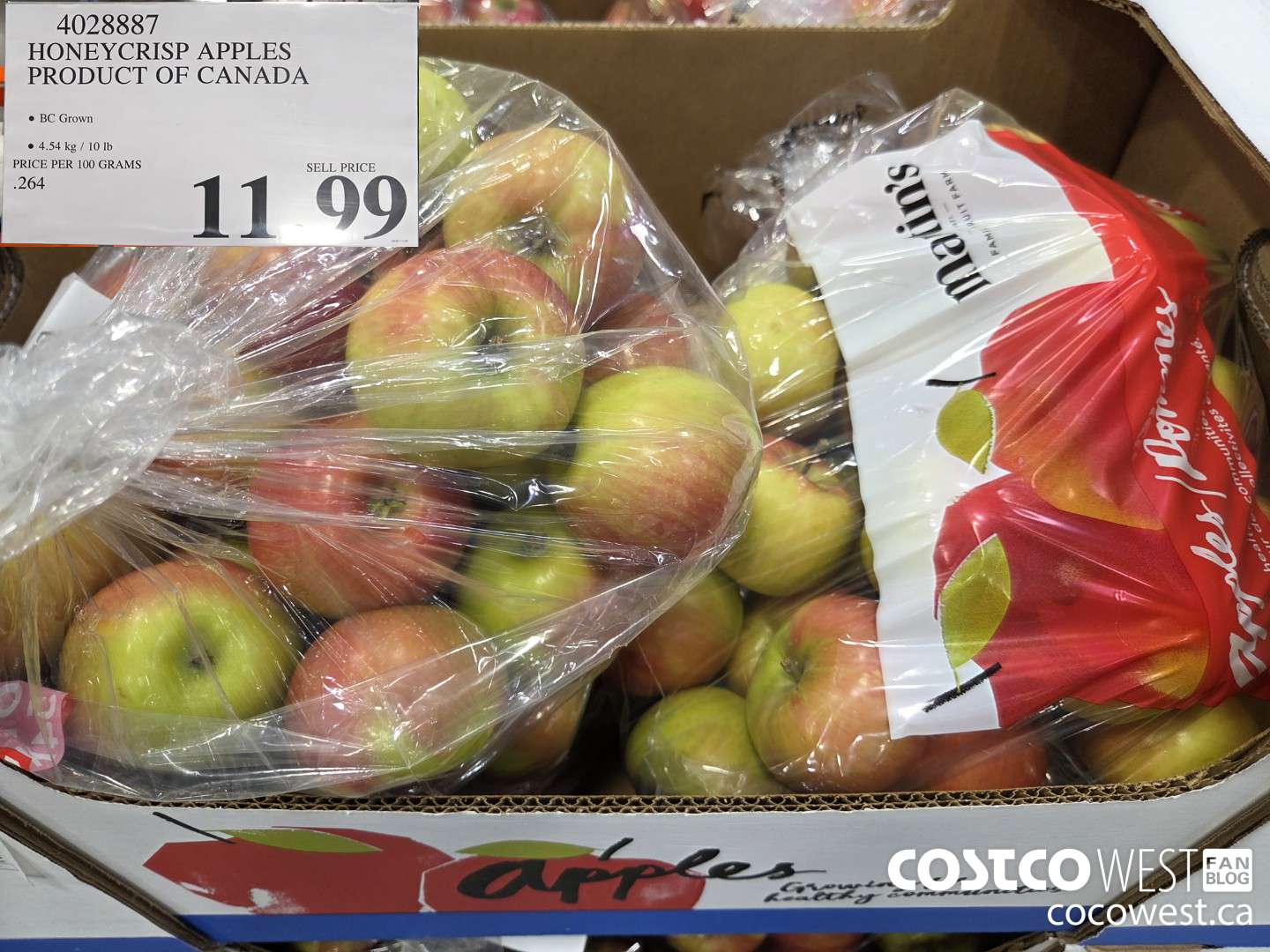 4028887 HONEYCRISP APPLES PRODUCT OF CANADA $11.99