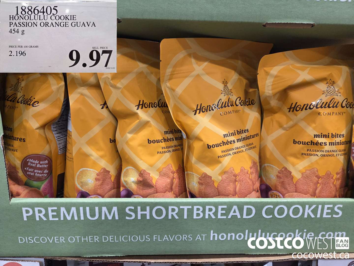 1886405 HONOLULU COOKIE PASSION ORANGE GUAVA 454G $9.97