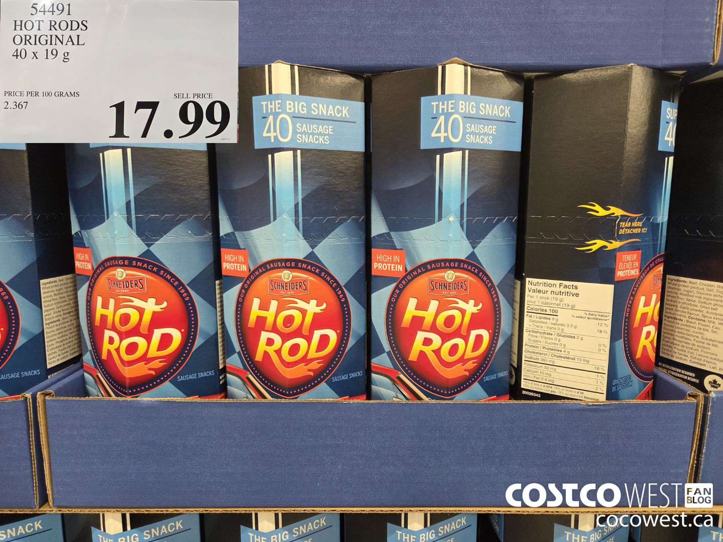 54491 HOT RODS ORIGINAL 40 x 19 g $17.99