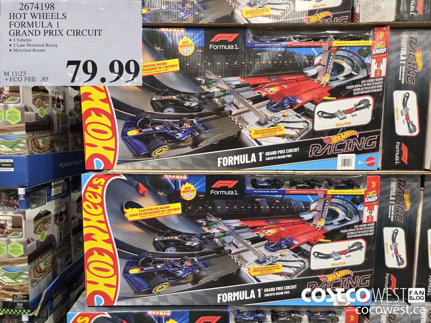 2674198 HOT WHEELS FORMULA 1 GRAND PRIX CIRCUIT $79.99