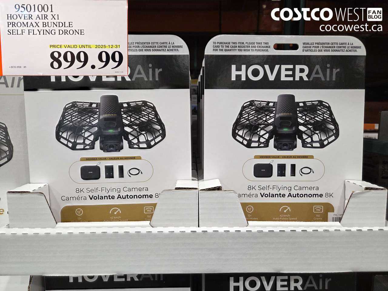 9501001 HOVERAIR X1 PROMAX 8K FLYING ACTION CAM DRONE BUNDLE ($100.00 INSTANT SAVINGS EXPIRES ON 2025-12-31) $899.99