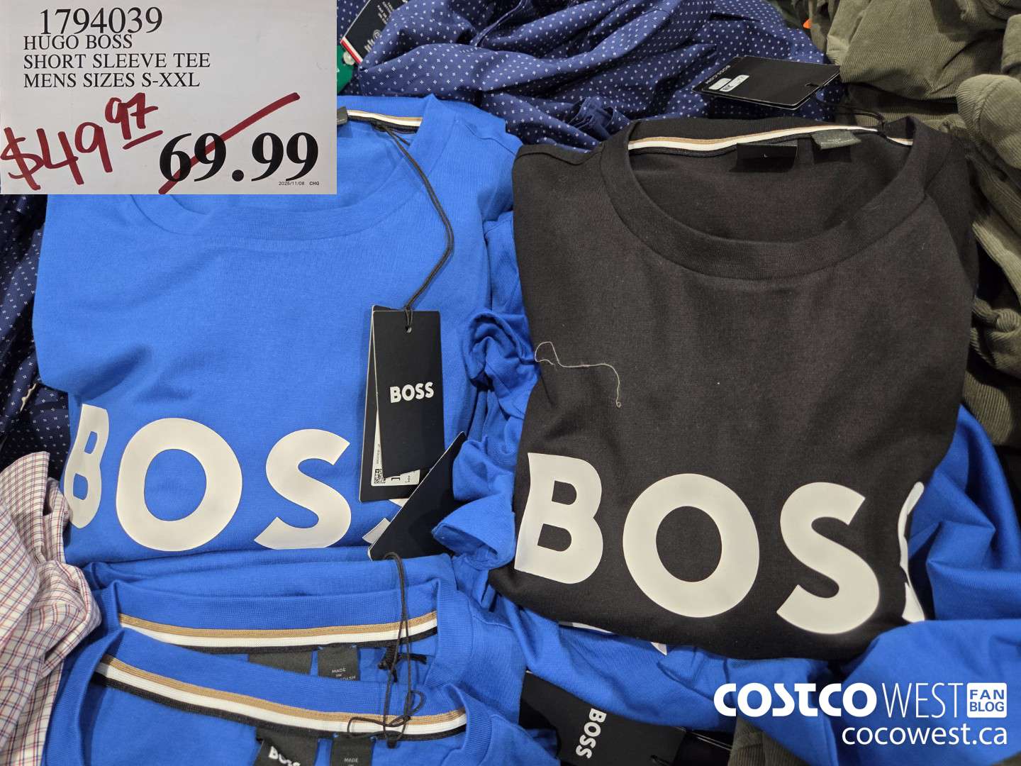 1794039 HUGO BOSS SHORT SLEEVE TEE MENS SIZES S-XXL $49.97