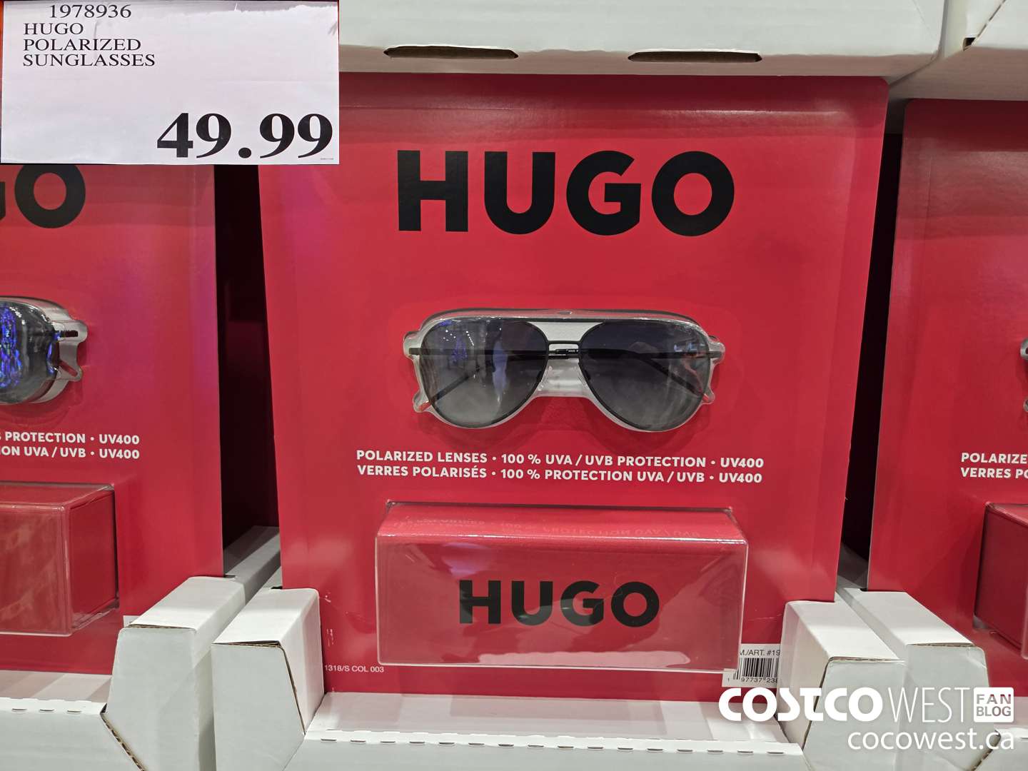 1978936 HUGO POLARIZED SUNGLASSES $49.99