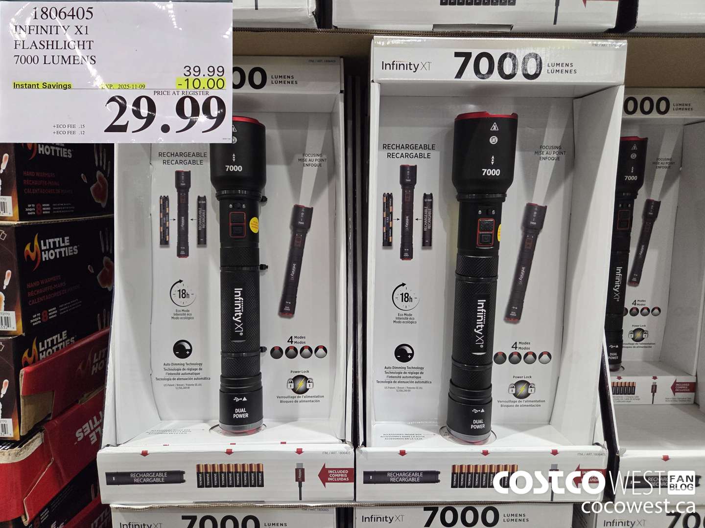 1806405 INFINITY X1 7,000L FLASHLIGHT HYBRID POWER ($10.00 INSTANT SAVINGS EXPIRES ON 2025-11-09) $29.99