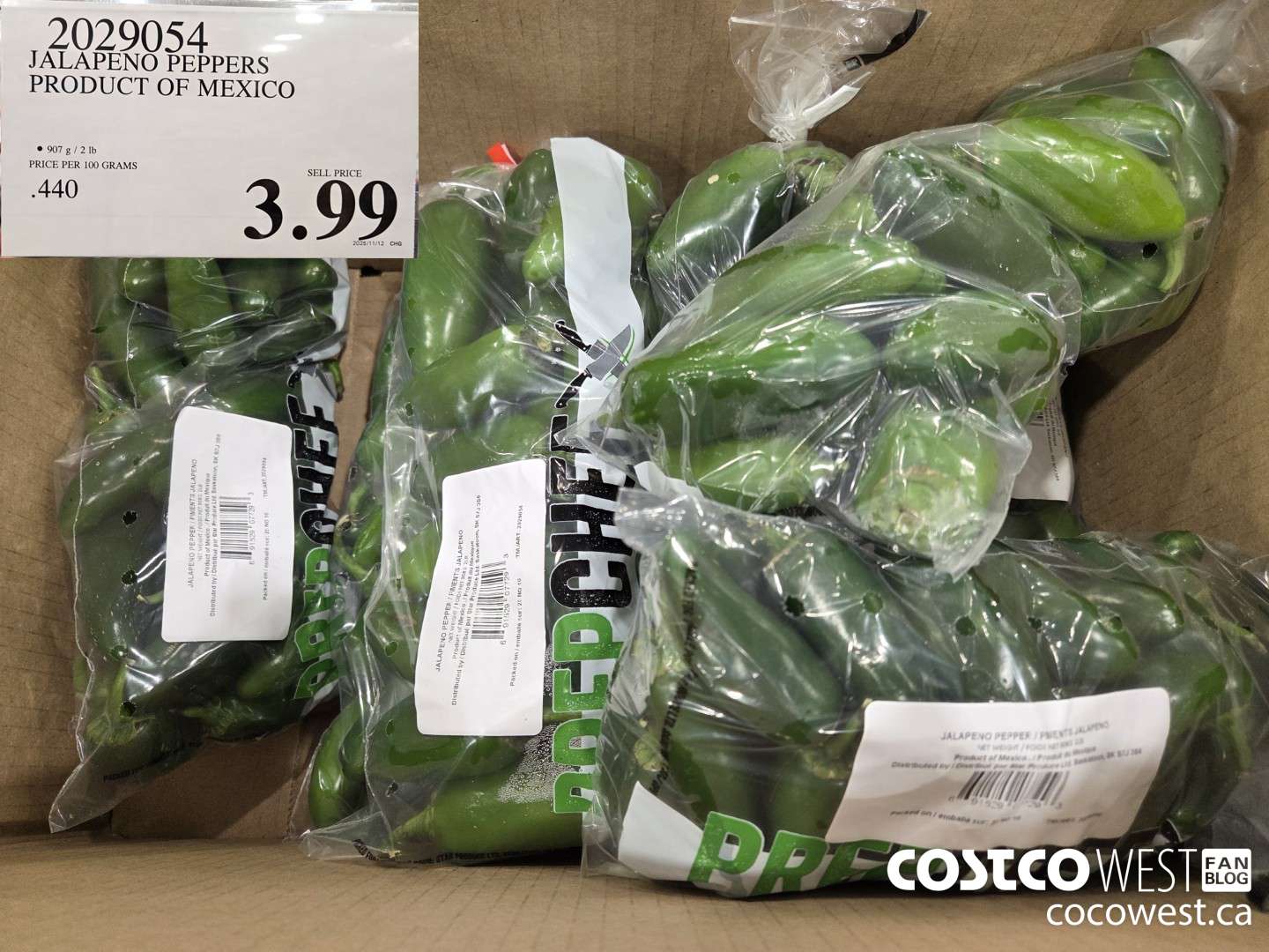 2029054 JALAPENO PEPPERS PRODUCT OF MEXICO $3.99