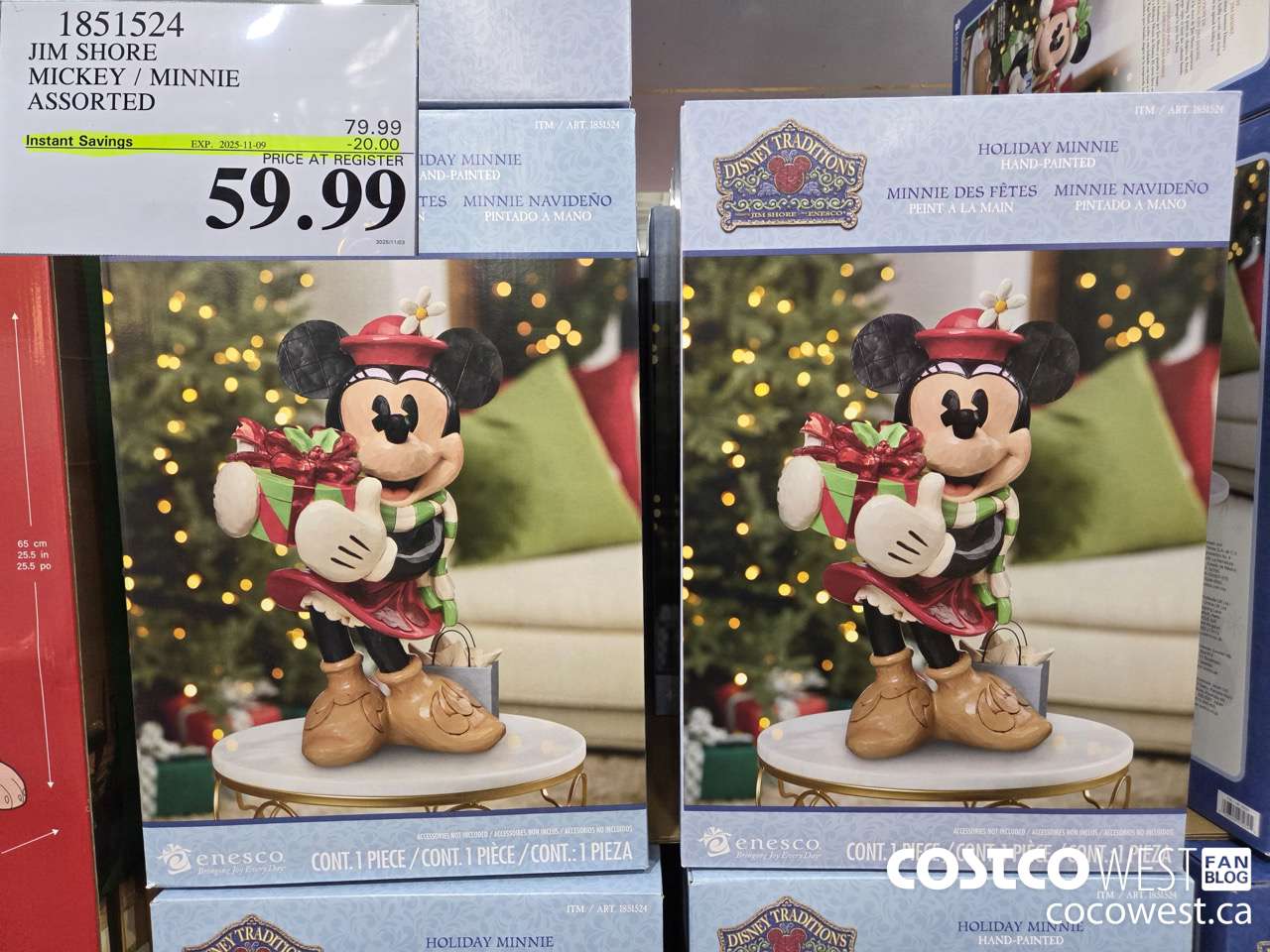 1851524 JIM SHORE MICKEY/MINNIE ASSORTED ($20.00 INSTANT SAVINGS EXPIRES ON 2025-11-09) $59.99