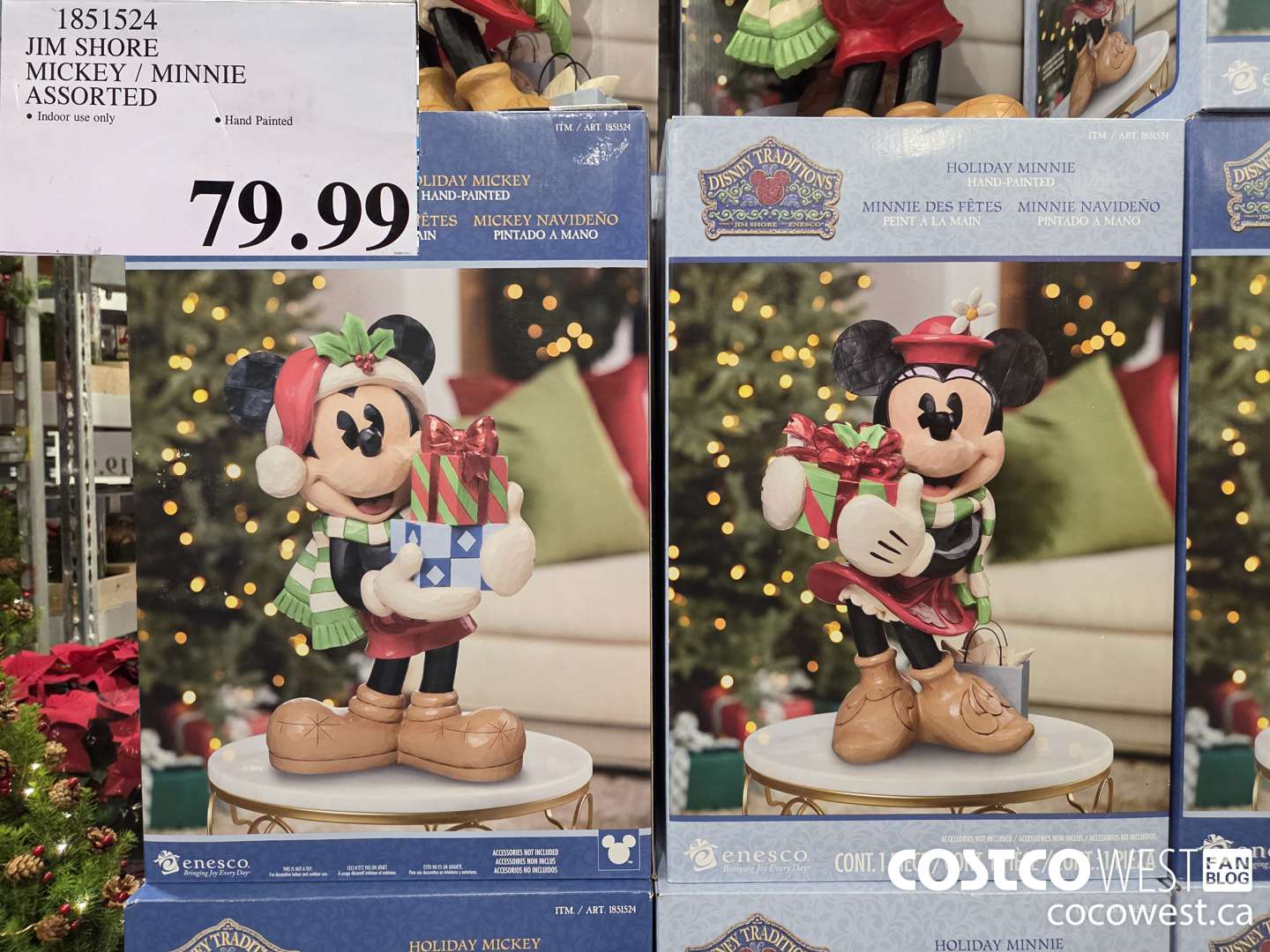 1851524 JIM SHORE MICKEY/MINNIE ASSORTED $79.99