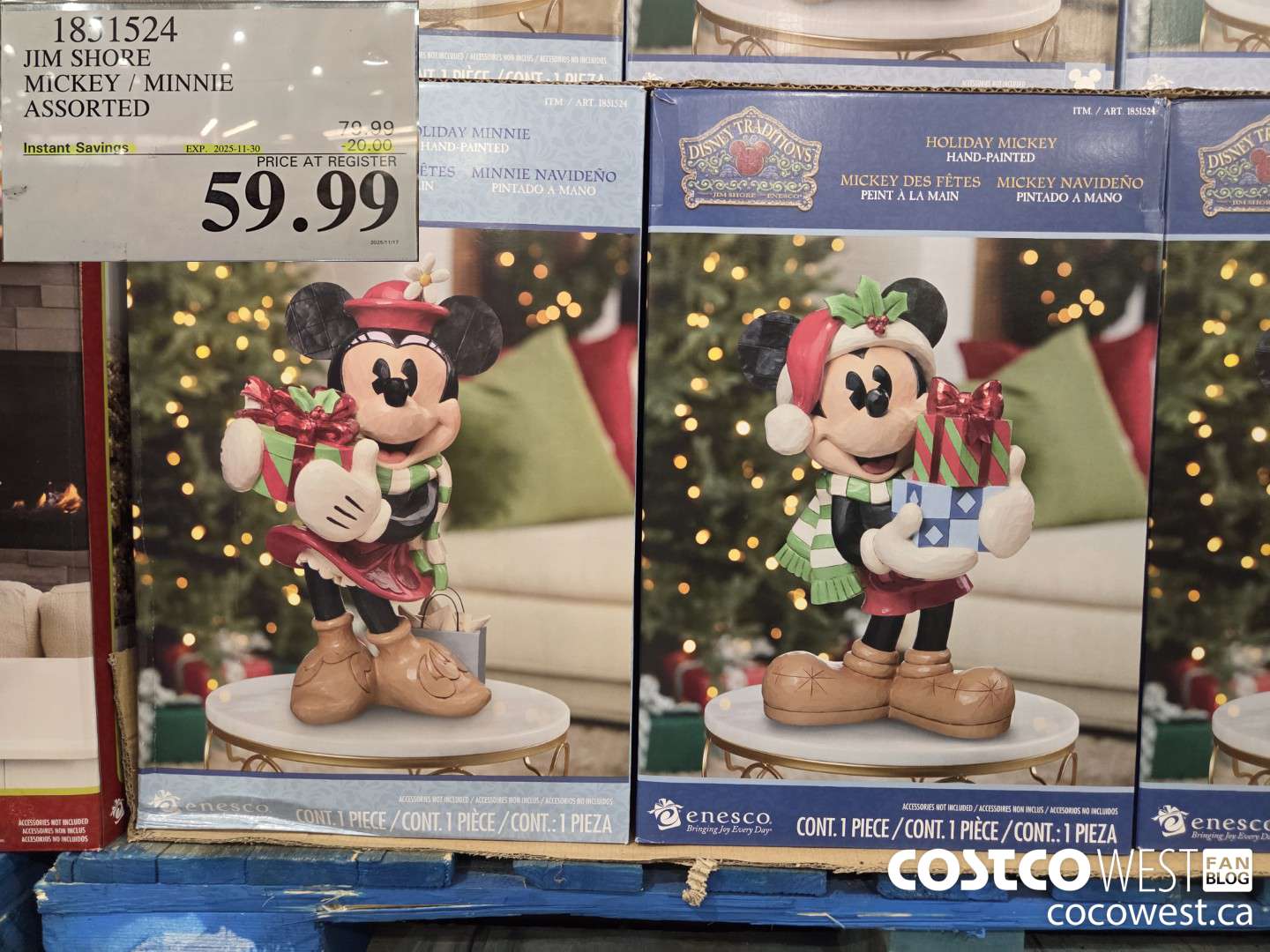 1851524 JIM SHORE MICKEY / MINNIE ASSORTED ($20.00 INSTANT SAVINGS EXPIRES ON 2025-11-30) $59.99