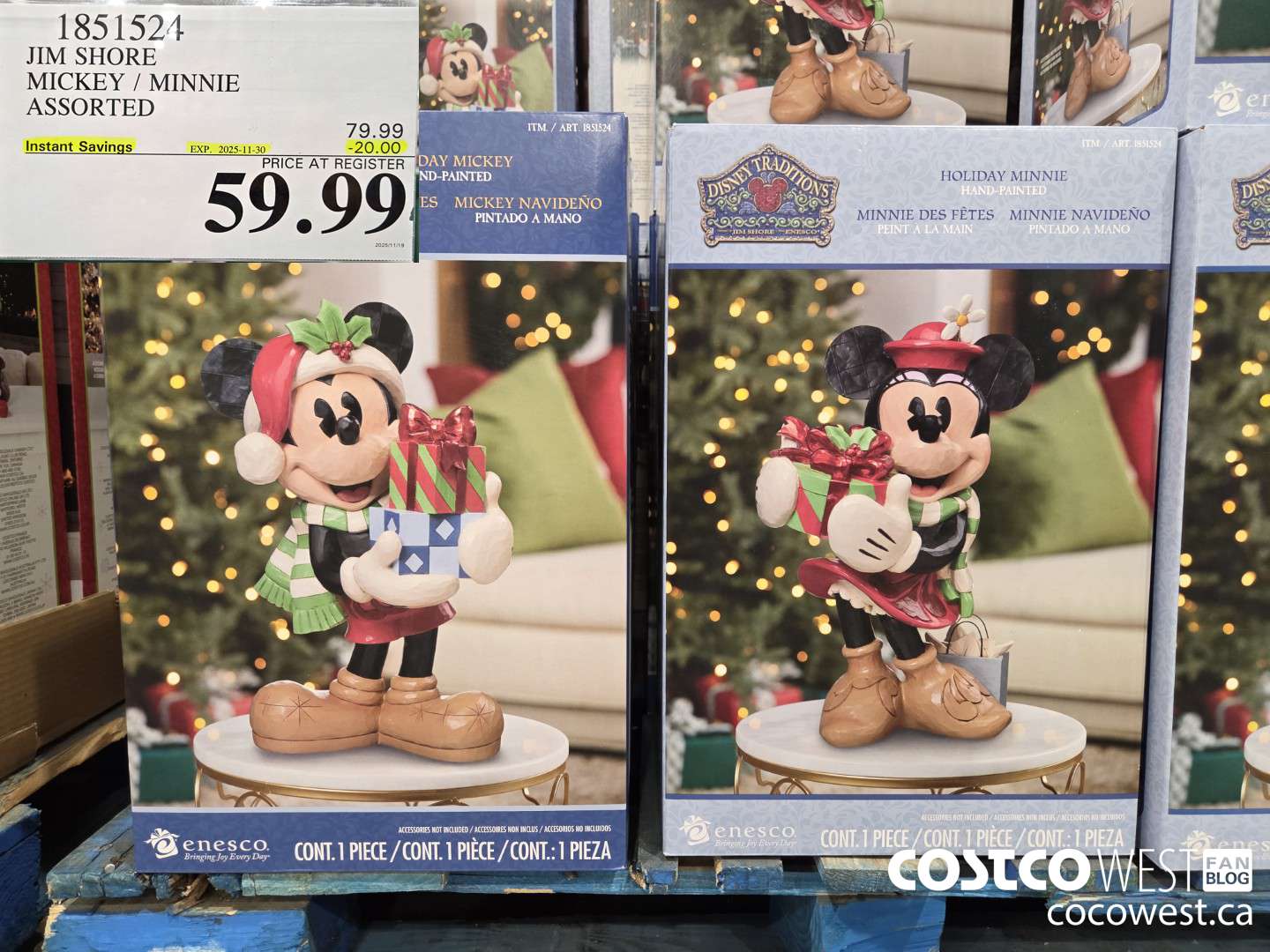 1851524 JIM SHORE MICKEY / MINNIE ASSORTED ($20.00 INSTANT SAVINGS EXPIRES ON 2025-11-30) $59.99