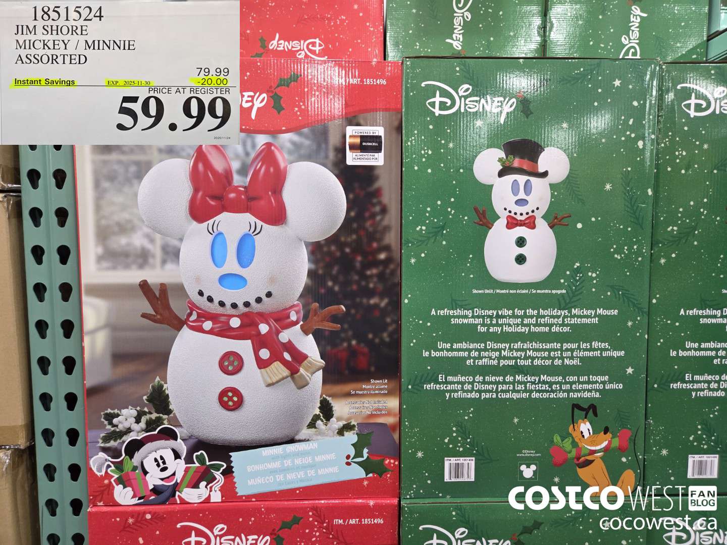 1851524 JIM SHORE MICKEY / MINNIE ASSORTED ($20.00 INSTANT SAVINGS EXPIRES ON 2025-11-30) $59.99