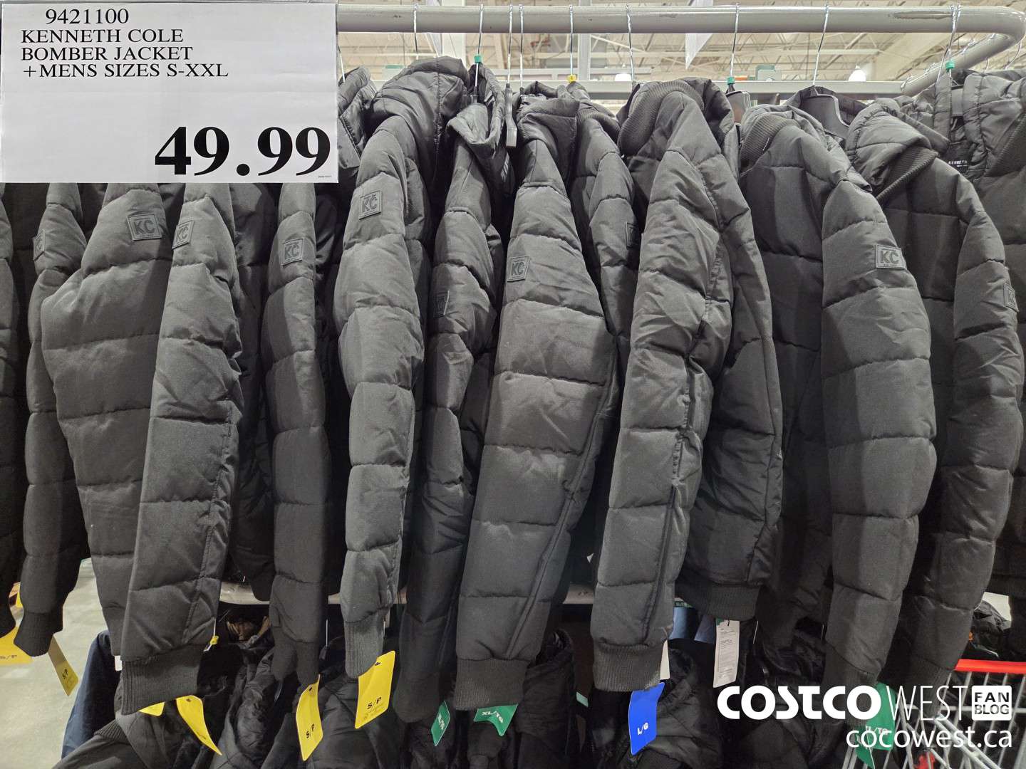 9421100 KENNETH COLE BOMBER JACKET MENS SIZES S-XXL $49.99