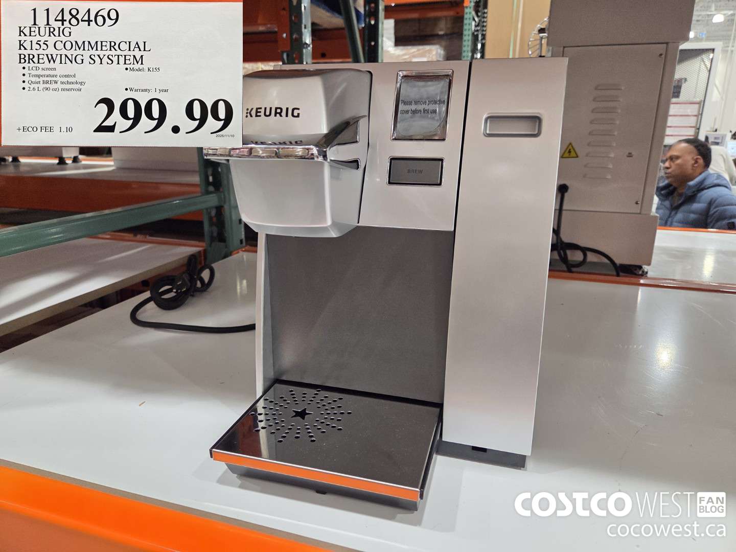 1148469 KEURIG K155 COMMERCIAL BREWING SYSTEM $299.99