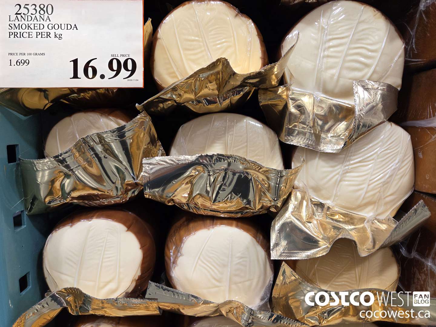 25380 LANDANA SMOKED GOUDA PRICE PER kg $16.99
