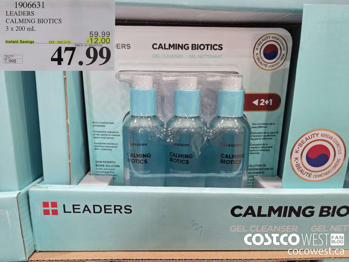 1906631 LEADERS CALMING BIOTICS 3 X 200ML ($12.00 INSTANT SAVINGS EXPIRES ON 2025-11-23) $47.99
