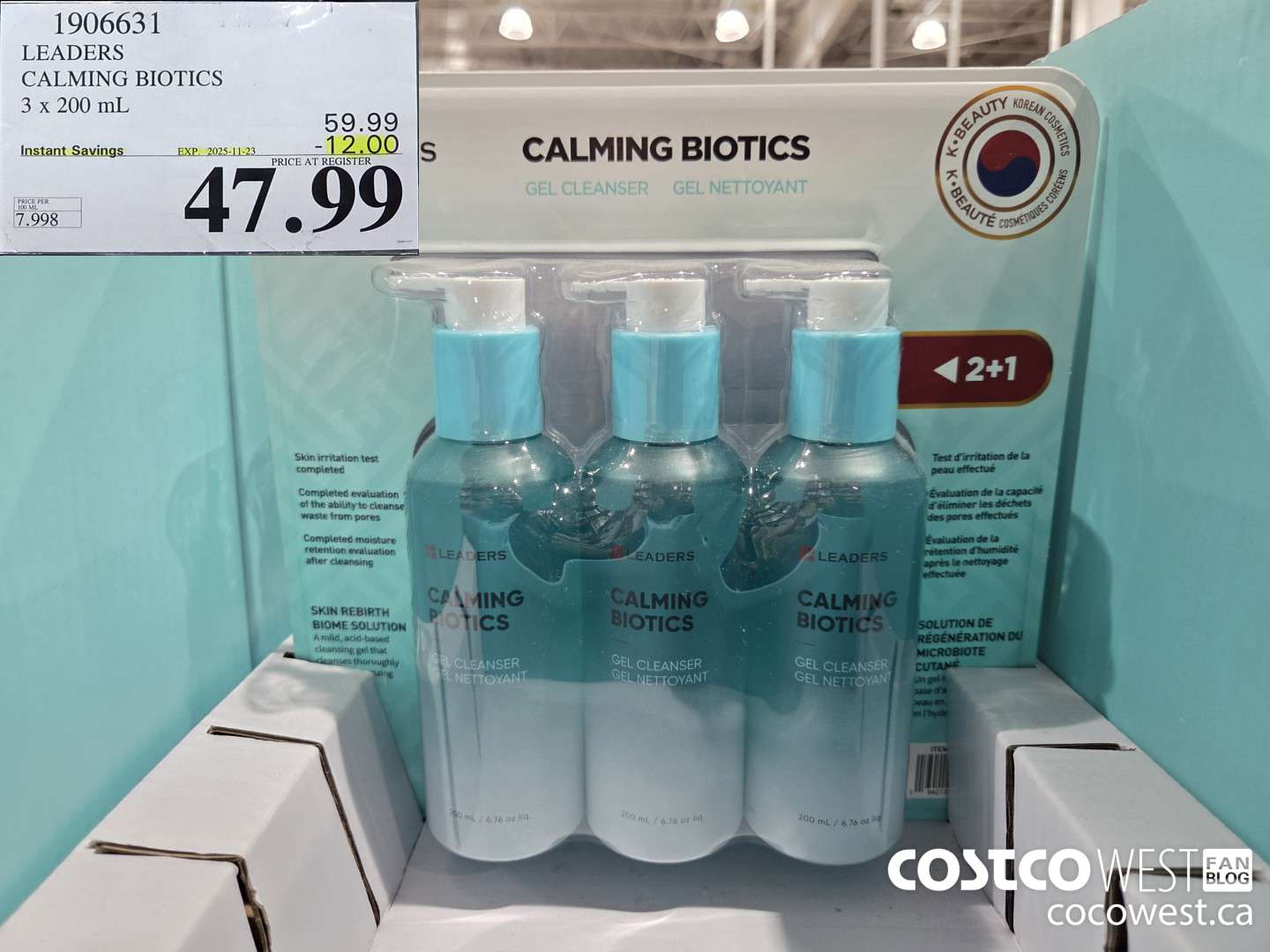 1906631 LEADERS CALMING BIOTICS 3 X 200ML ($12.00 INSTANT SAVINGS EXPIRES ON 2025-11-23) $47.99
