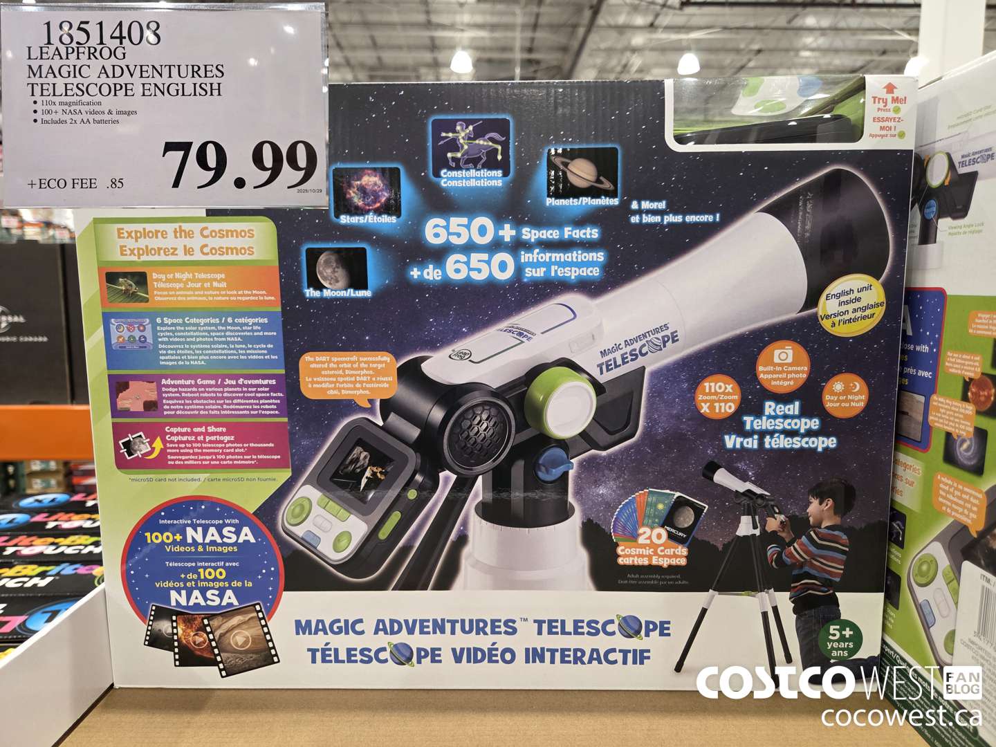 1851408 LEAPFROG MAGIC ADVENTURES TELESCOPE ENGLISH $79.99