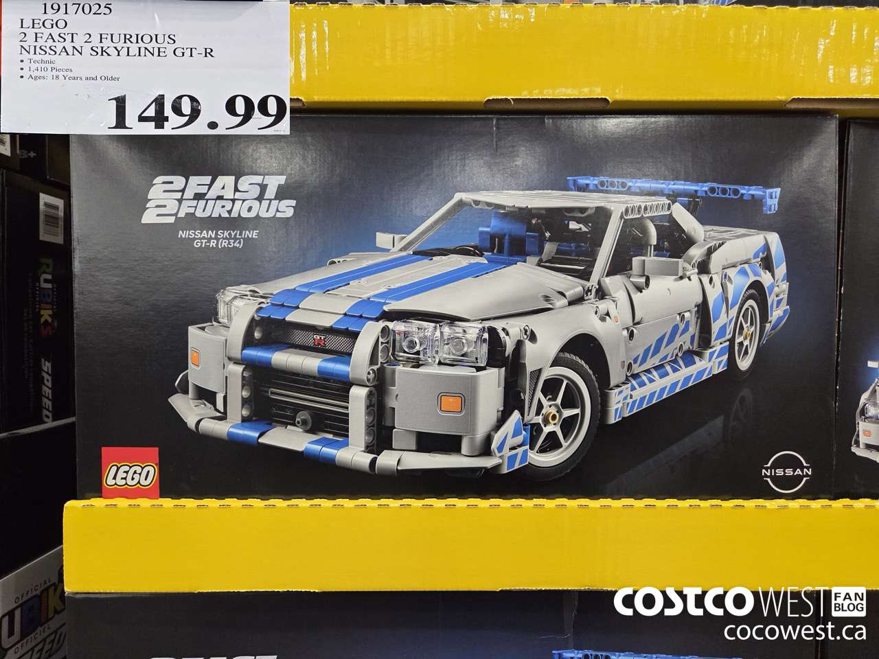 1917025 LEGO 2 FAST 2 FURIOUS NISSAN SKYLINE GT-R $149.99
