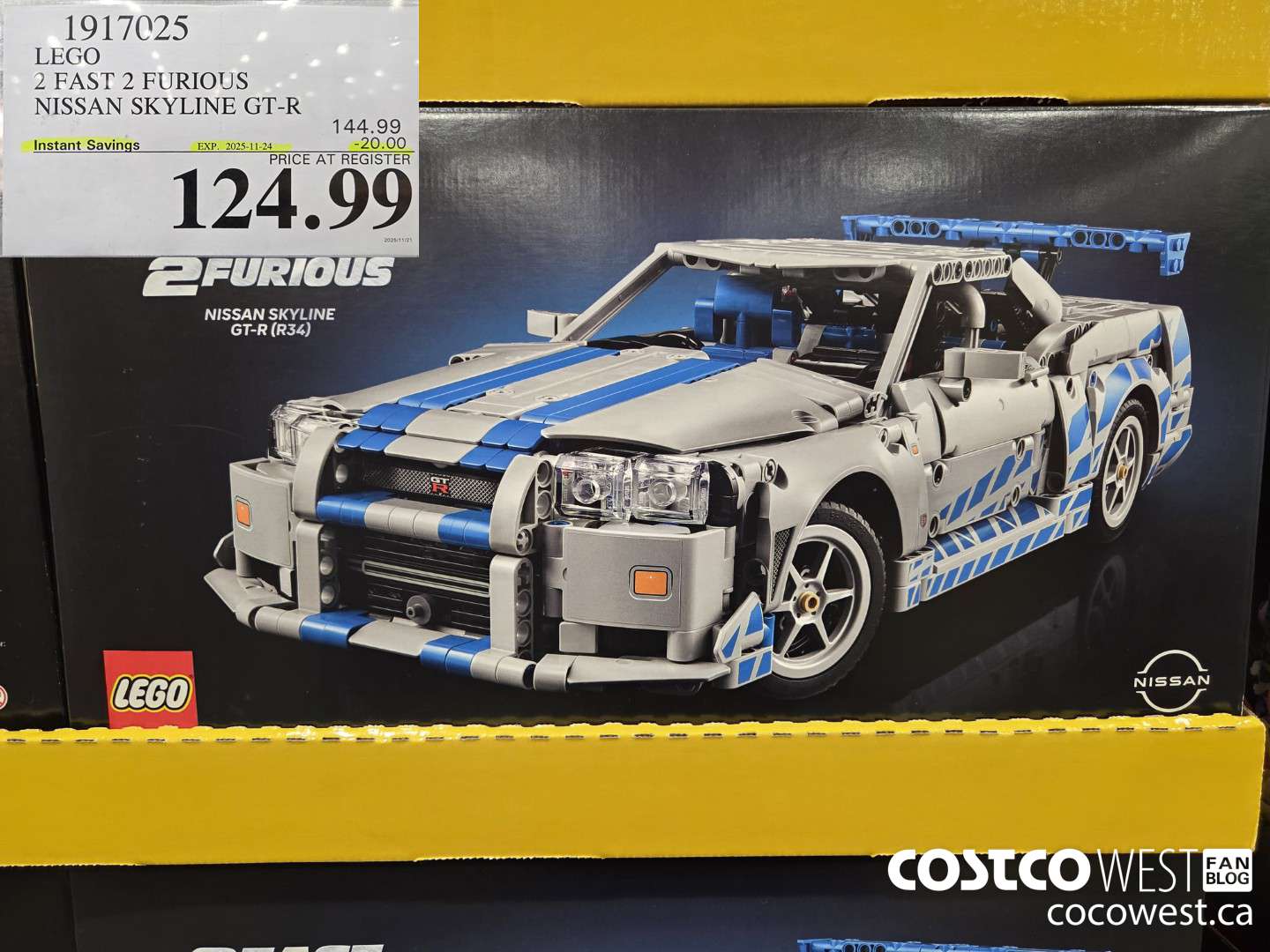 1917025 LEGO 2 FAST 2 FURIOUS NISSAN SKYLINE GT-R ($20.00 INSTANT SAVINGS EXPIRES ON 2025-11-24) $124.99