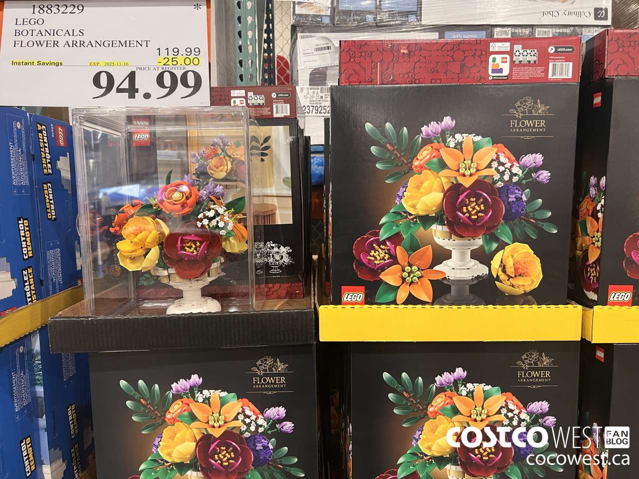 1883229 LEGO BOTANICALS FLOWER ARRANGEMENT ($25.00 INSTANT SAVINGS EXPIRES ON 2025-11-16) $94.99